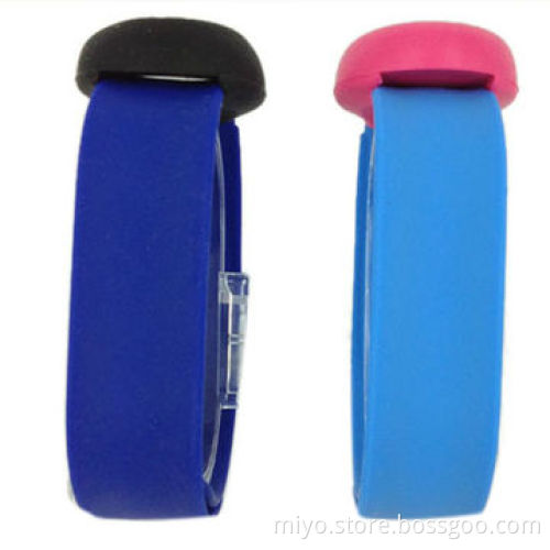 Children's Slap Watch in Silicone Case and Strap, Various Colors for Choice, Fancy and Beautiful